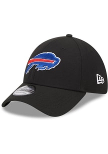 New Era Buffalo Bills Mens Black Evergreen 39THIRTY Flex Hat