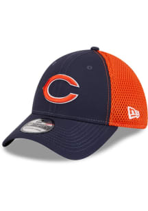 New Era Chicago Bears Mens Navy Blue Evergreen Neo 39THIRTY Flex Hat