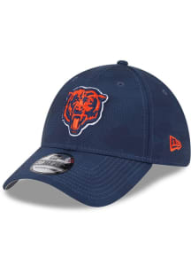 New Era Chicago Bears Mens Navy Blue Tonal Camo 39THIRTY Flex Hat