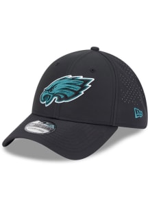New Era Philadelphia Eagles Mens Black Night 39THIRTY Flex Hat