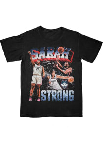 Sarah Strong UConn Huskies Black NIL 90s Retro Short Sleeve Fashion Player T Shirt