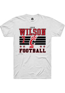Logan Wilson Cincinnati Bearcats White Football NIL Striped Short Sleeve Player T Shirt