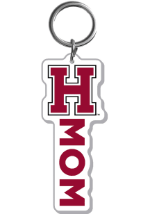 Harvard Crimson Mom Acrylic Keychain - Maroon