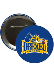 Drexel Dragons 3" Main Mark Button - Navy Blue