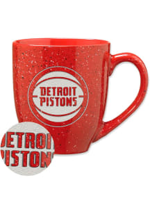 Detroit Pistons Alternate 16oz Speckle Ceramic Mug - Red