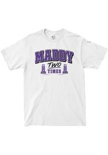 Madison Taylor Northwestern Wildcats White Maddy Two Times Short Sleeve Fashion Player T Shirt