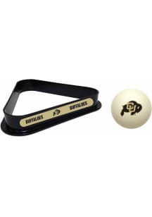 Colorado Buffaloes Team Logo Cue Ball Combo Billiard Ball Rack