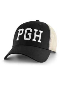 Pittsburgh 2T Dirty Meshback Adjustable Hat - Black