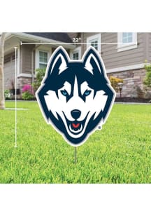 UConn Huskies Mascot Yard Sign - Navy Blue