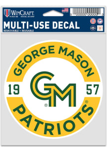 George Mason University 3.75x5 Patch Auto Decal - Green