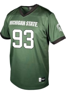 Jalen Satchell  Genuine Collective Michigan State Spartans Green NIL Football Jersey