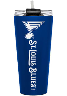 St Louis Blues 32oz Big Slim Stainless Steel Tumbler - Blue
