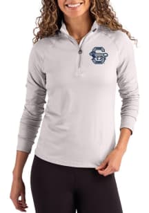 Cutter and Buck Penn State Nittany Lions Womens Ash Vault Coastline Qtr Zip
