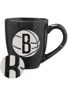 Brooklyn Nets 16oz Speckle Ceramic Mug - Black