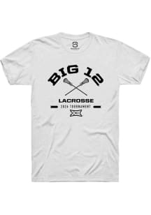 Summit Sportswear Big 12 White 2026 Lacrosse Championship Short Sleeve T Shirt