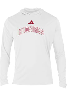 Adidas Indiana Hoosiers Mens White Hoody Hood