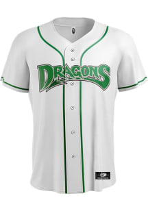 Dayton Dragons Youth White Home Replica Jersey
