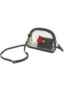 Louisville Cardinals Half moon Womens Clear Tote