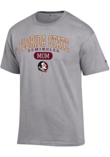 Champion Florida State Seminoles Grey Pill Box Mom Jersey Short Sleeve T Shirt