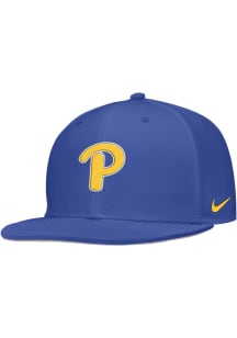 Nike Pitt Panthers Mens Blue Aero True On-Field Baseball Fitted Hat