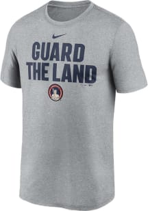 Nike Cleveland Guardians Grey Guard the Landing Short Sleeve T Shirt