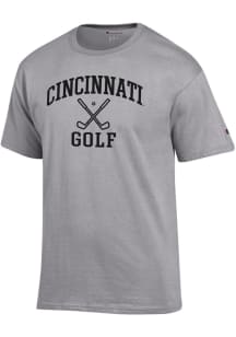 Champion Cincinnati Bearcats Grey Golf Icon Jersey Short Sleeve T Shirt