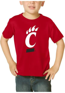Cincinnati Bearcats Toddler Red Primary Logo Short Sleeve T-Shirt