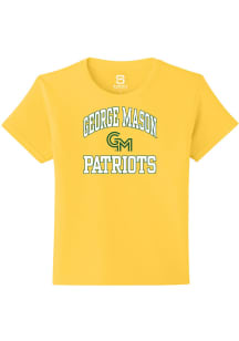 Summit Sportswear George Mason University Youth Gold No 1 Neutral Short Sleeve T-Shirt