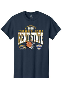 Summit Sportswear Kent State Golden Flashes Navy Blue MAC 2026 WBB Tournament Bound Short Sleeve T..