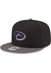 New Era Arizona Diamondbacks Black Color Pop 9FIFTY Mens Snapback Hat