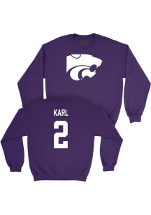 Cadyn Karl K-State Wildcats Mens Purple NIL Legacy Player Crew