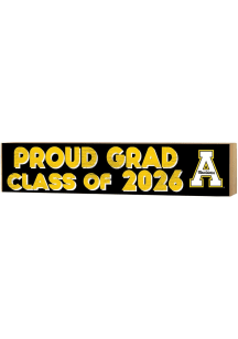 KH Sports Fan Appalachian State Mountaineers Class of 2026 Block Sign - Black