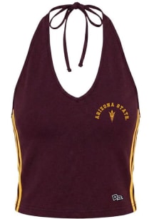Hype and Vice Arizona State Sun Devils Womens Maroon Cheer Halter Tank Top