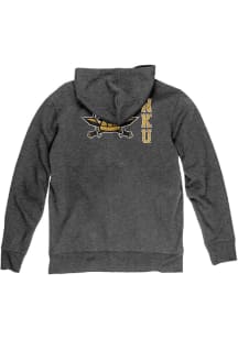 Blue 84 Northern Kentucky Norse Mens Black Front Back Laguna Long Sleeve Full Zip Jacket