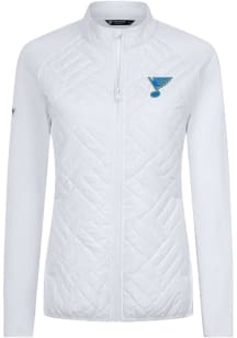 Levelwear St Louis Blues Womens White Explorer Medium Weight Jacket