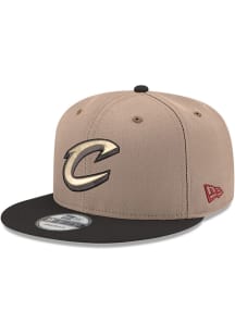New Era Cleveland Cavaliers Brown Team Logo 9FIFTY Youth Snapback Hat