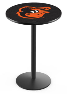 Baltimore Orioles Black Round Base Pub Table