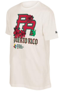 New Era Puerto Rico Natural 2026 World Baseball Classic Short Sleeve T Shirt