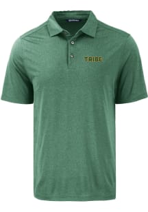 Cutter and Buck William & Mary Tribe Mens Green Coastline Short Sleeve Polo