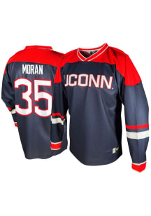 Genuine Collective Shannon Moran UConn Huskies Mens Navy Blue NIL Hockey Jersey