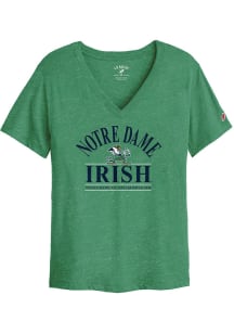Notre Dame Fighting Irish Womens Kelly Green Intramural Short Sleeve T-Shirt
