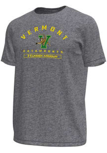 Under Armour Vermont Catamounts Grey Name Tech Stretch Short Sleeve T Shirt