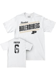 Sienna Foster Purdue Boilermakers Youth White NIL Slant Player Tee