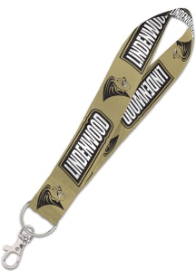 Lindenwood Lions Keystrap Lanyard - Black