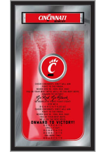 Cincinnati Bearcats Fight Song Hanging Back Bar Mirror