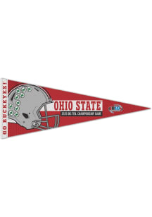 Ohio State Buckeyes 2025 BIG10 Football Championship Pennant - White