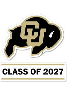 Colorado Buffaloes 3 Inch Class of 2027 Auto Decal - Black