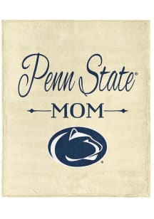 Penn State Nittany Lions Mom Silk Touch Fleece Blanket - White