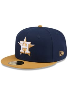 New Era Houston Astros Mens Navy Blue 2T Color Pack 59FIFTY Fitted Hat
