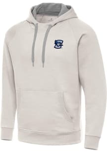 Antigua Creighton Bluejays Mens White Victory Long Sleeve Hoodie